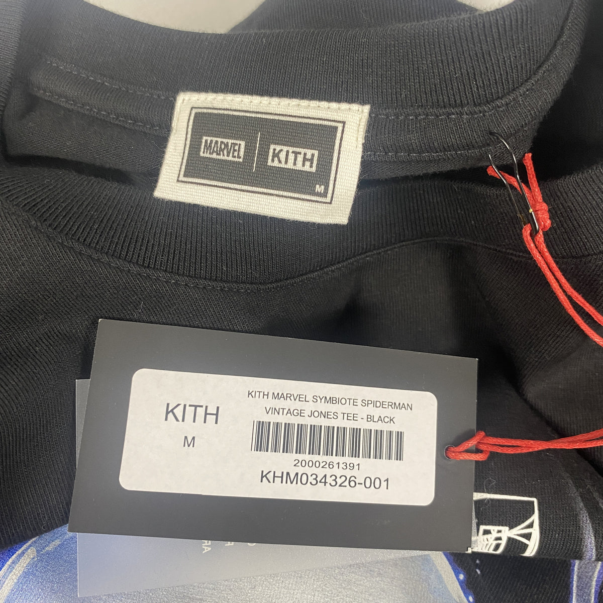 Kith x Marvel Symbiote Spiderman Vintage Tee Black