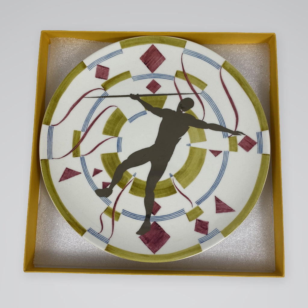 Laboratorio Paravicini Athletae Gymmetria Javelin Dinner Plate