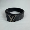 The Louis Vuitton Reversible Belt Eclipse is a luxury accessory crafted from premium leather, featuring a reversible design