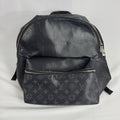 The Louis Vuitton Taigarama Discovery Backpack is a sleek, lightweight backpack made from durable Taiga leather and coated