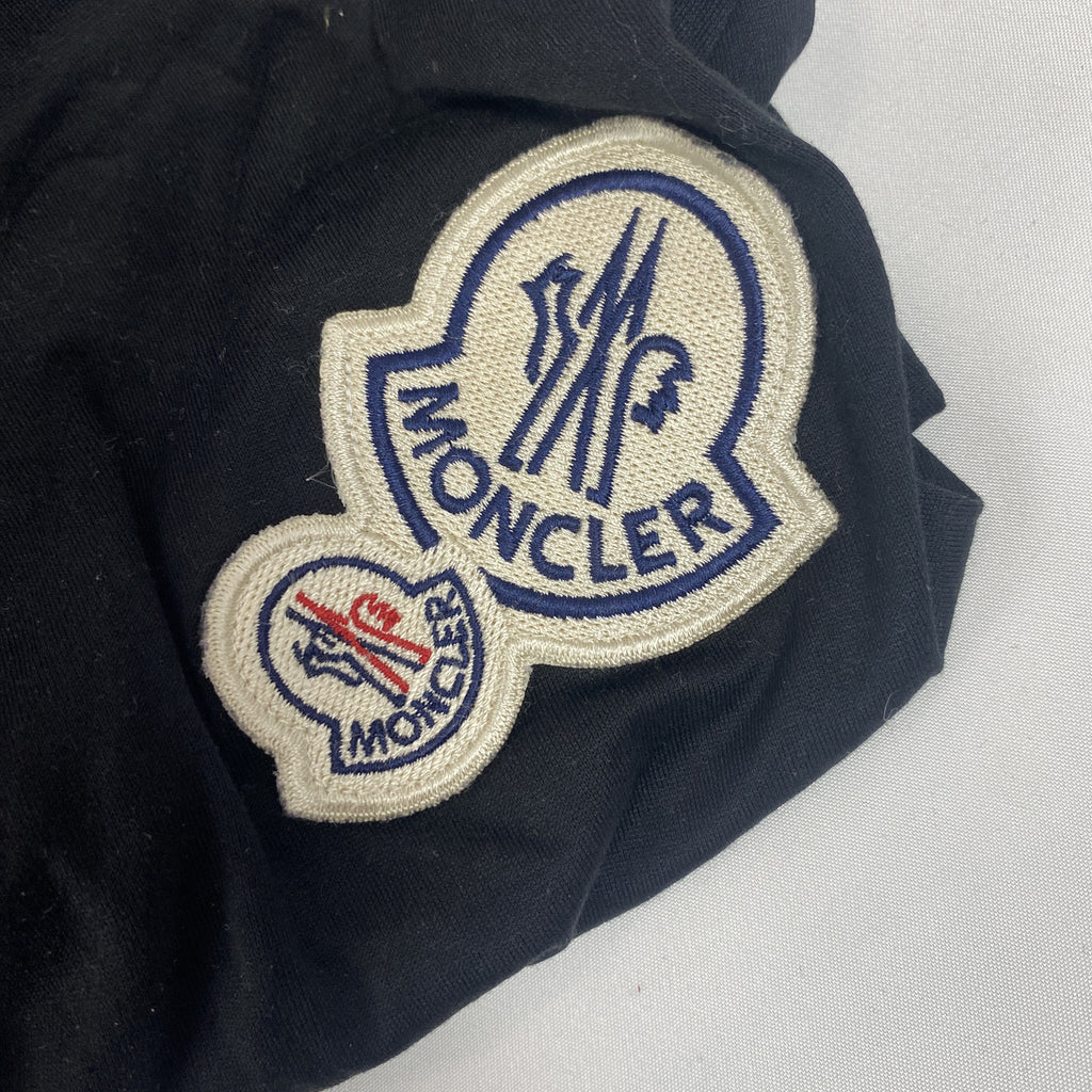 Moncler Double Logo Patch T-Shirt Black