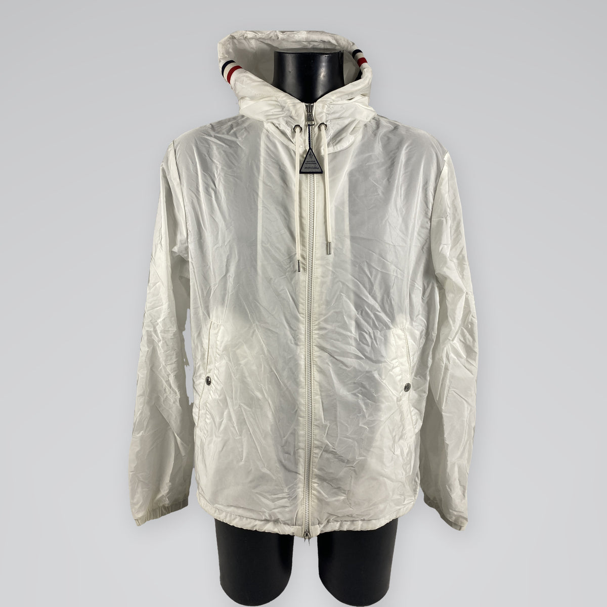 Moncler Grimpeurs Hooded Jacket White