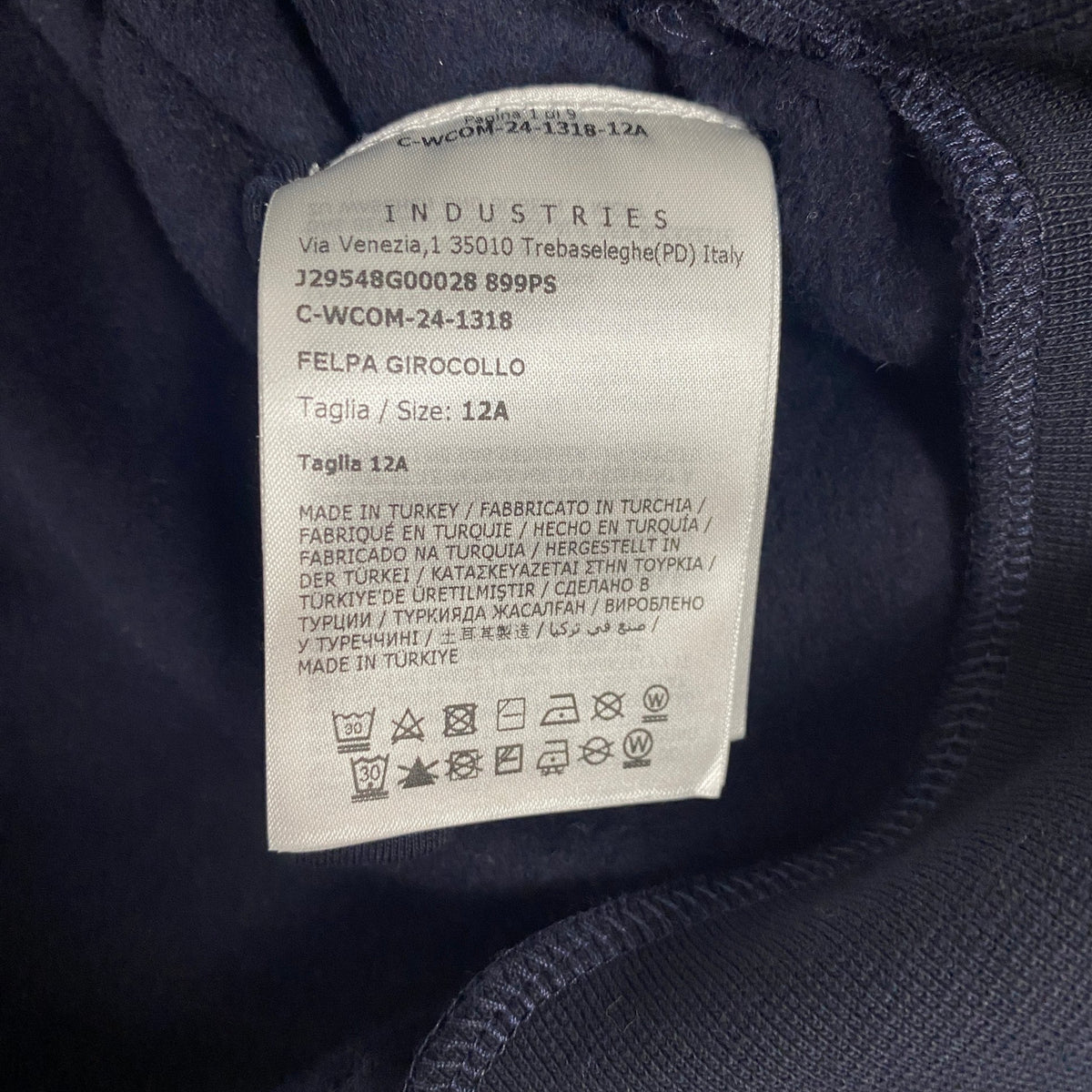 Moncler Kids' 3D Logo Sweatshirt Navy