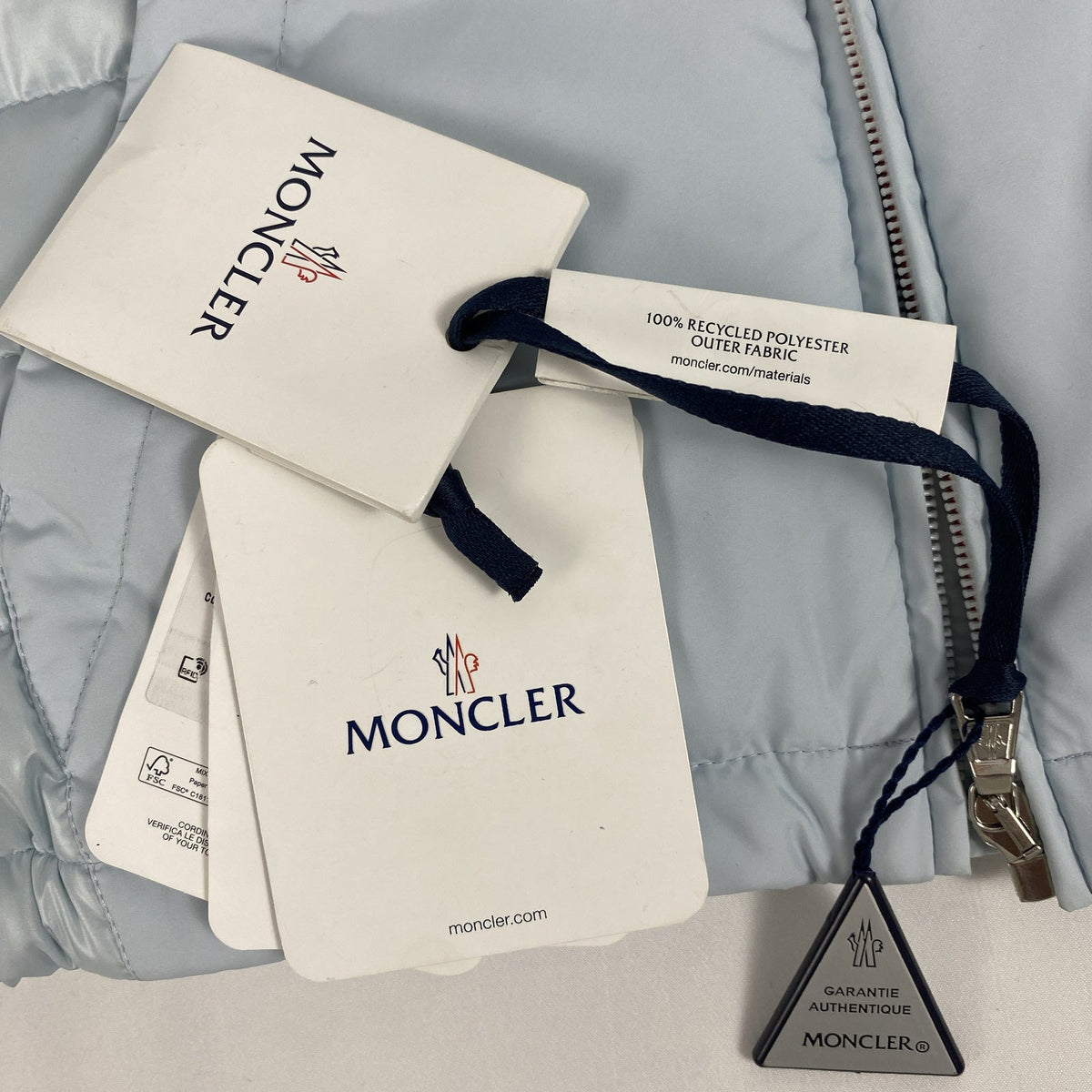 Moncler Massereau Kids' Down Jacket Light Blue