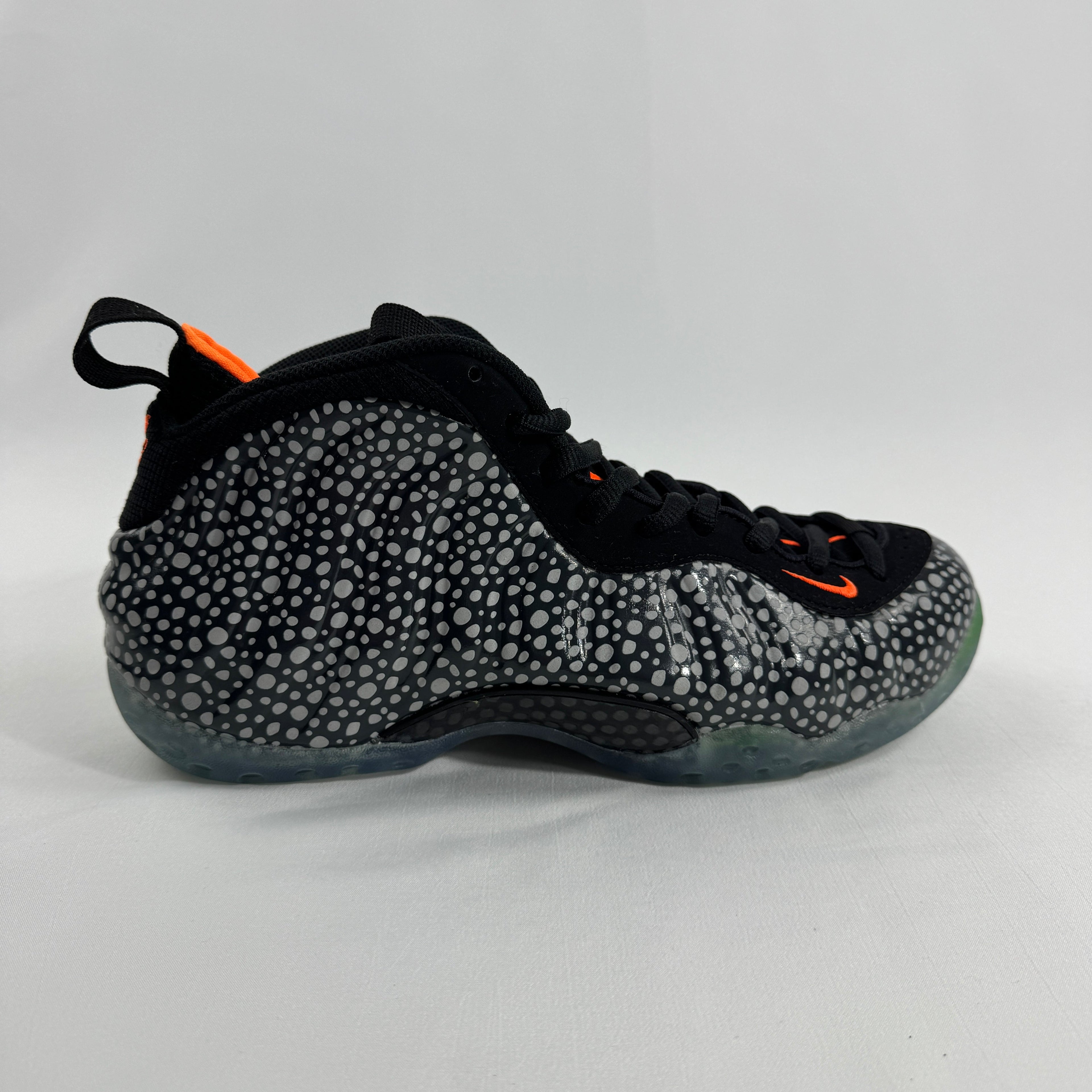 Nike Air Foamposite One Safari is a bold reinterpretation of the iconic Foamposite silhouette, featuring a distinctive