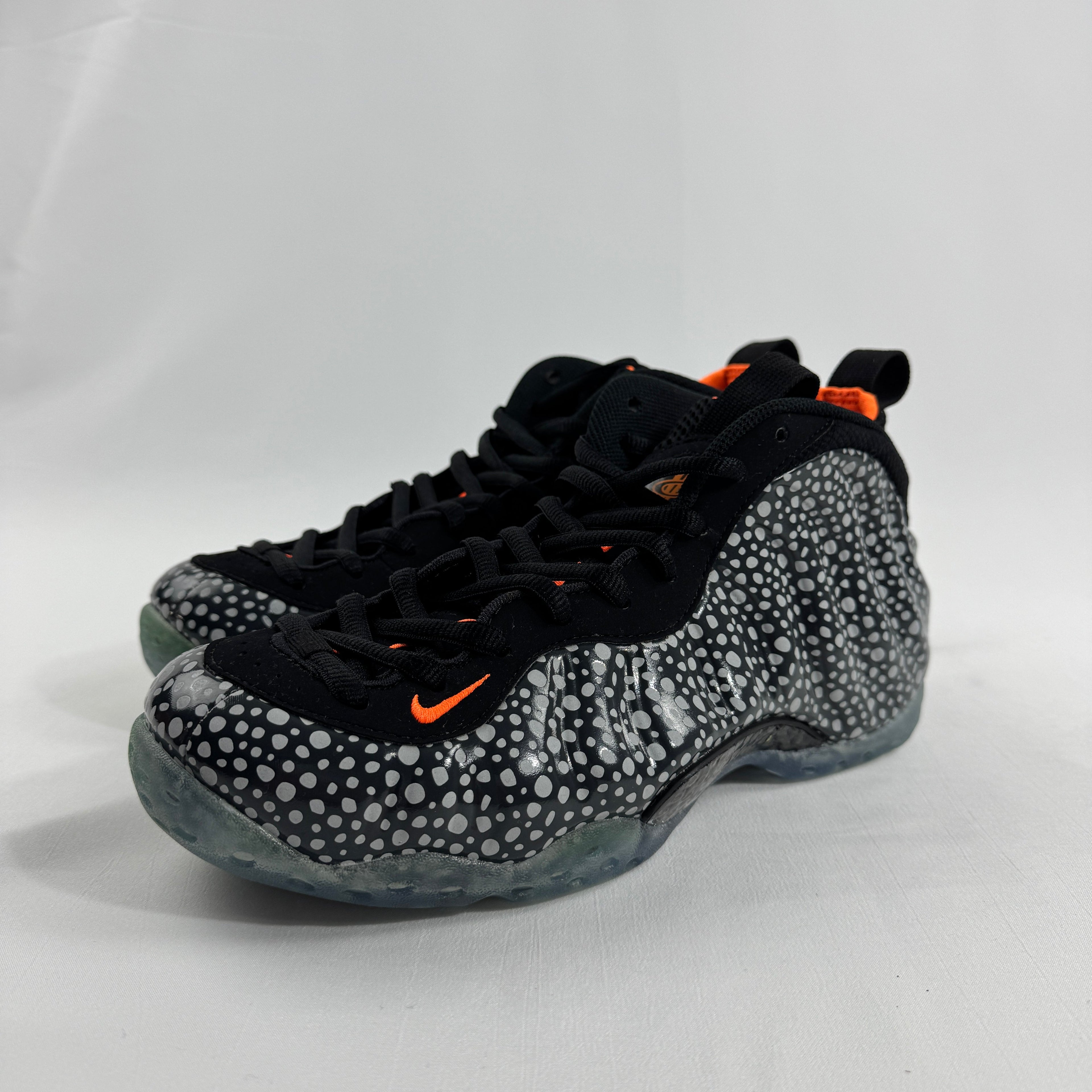 Nike Air Foamposite One Safari is a bold reinterpretation of the iconic Foamposite silhouette, featuring a distinctive