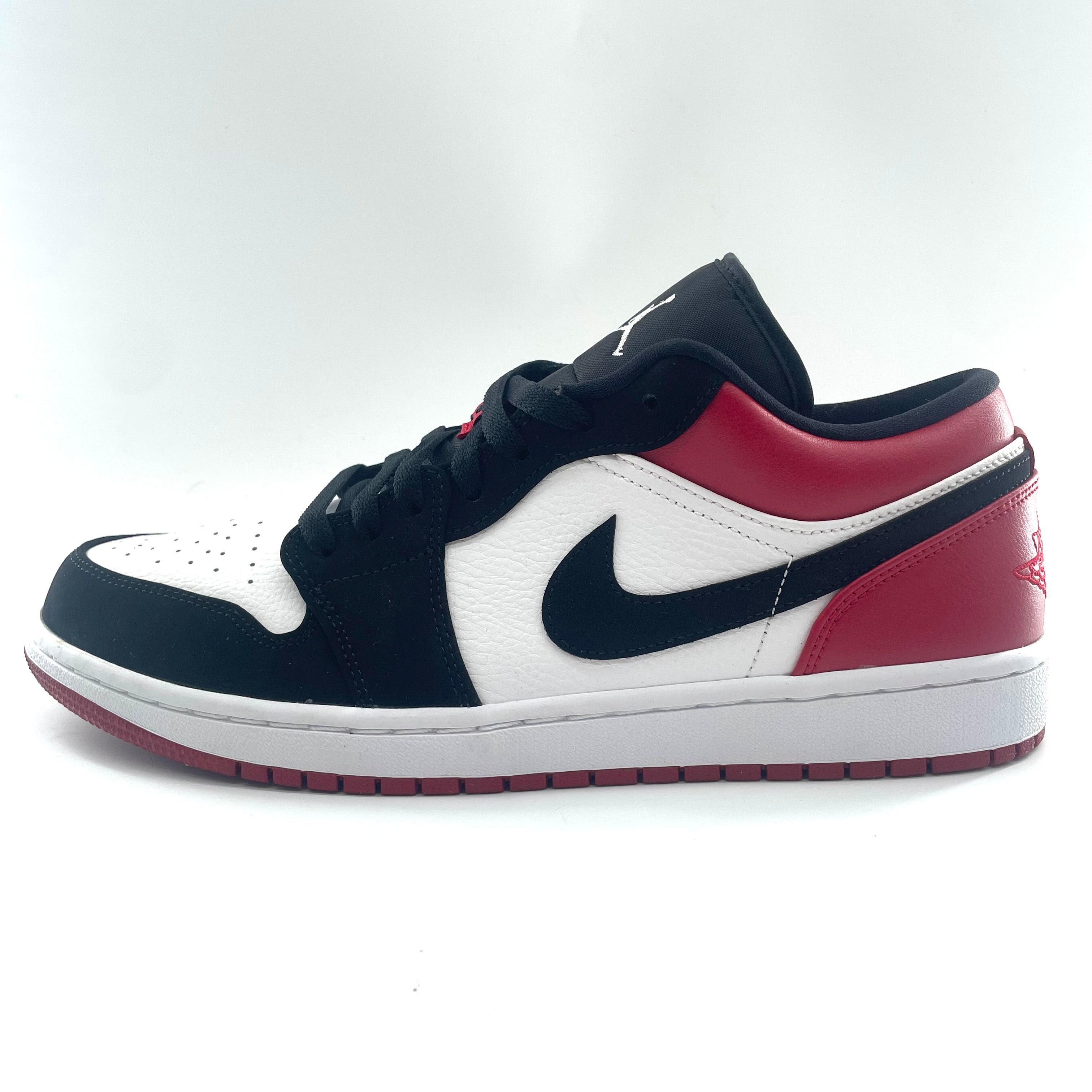 Nike Air Jordan 1 Low White/Red/Black. Size UK10