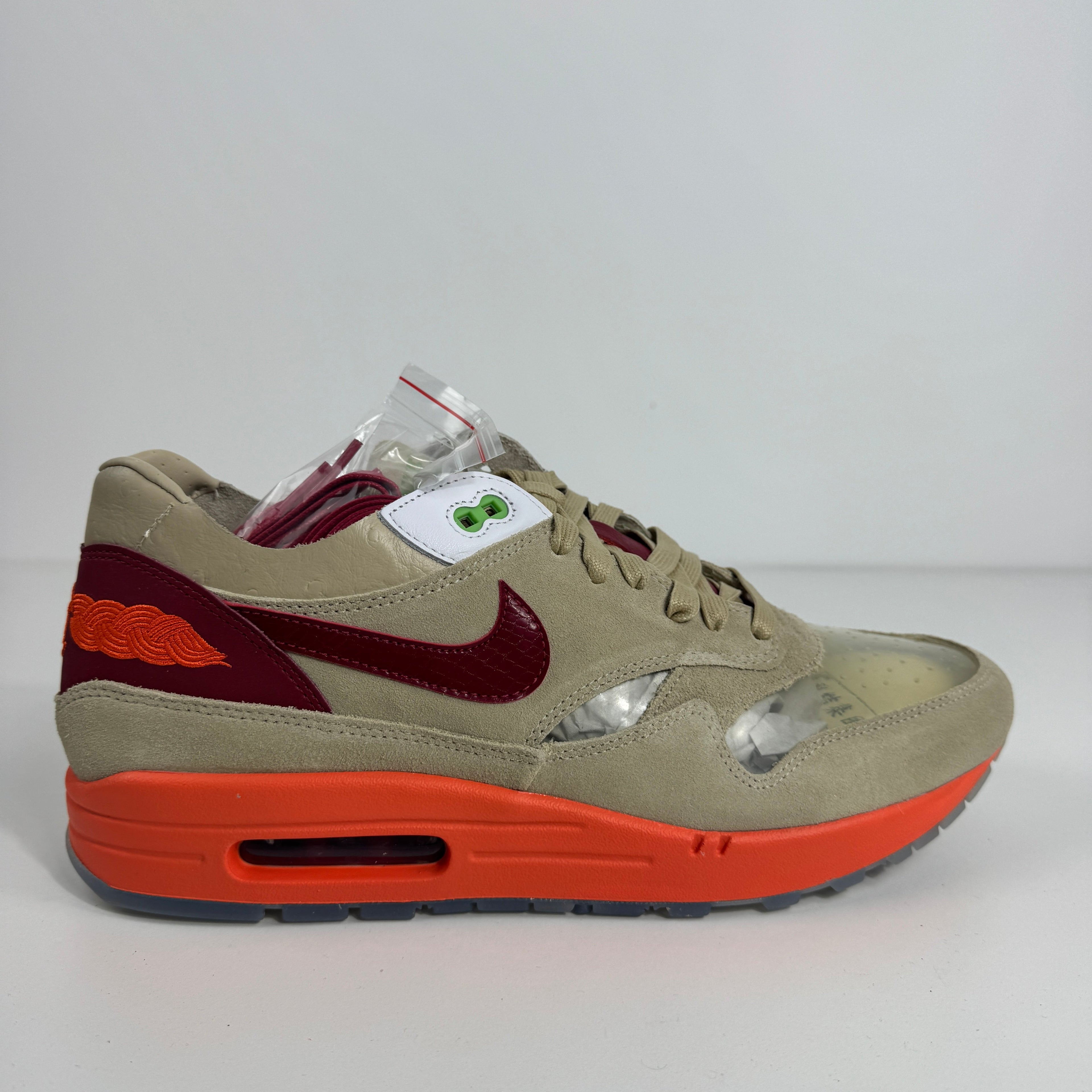 Nike Air Max 1 / CLOT is a special-edition collaboration that reimagines the classic Air Max 1 with unique materials,
