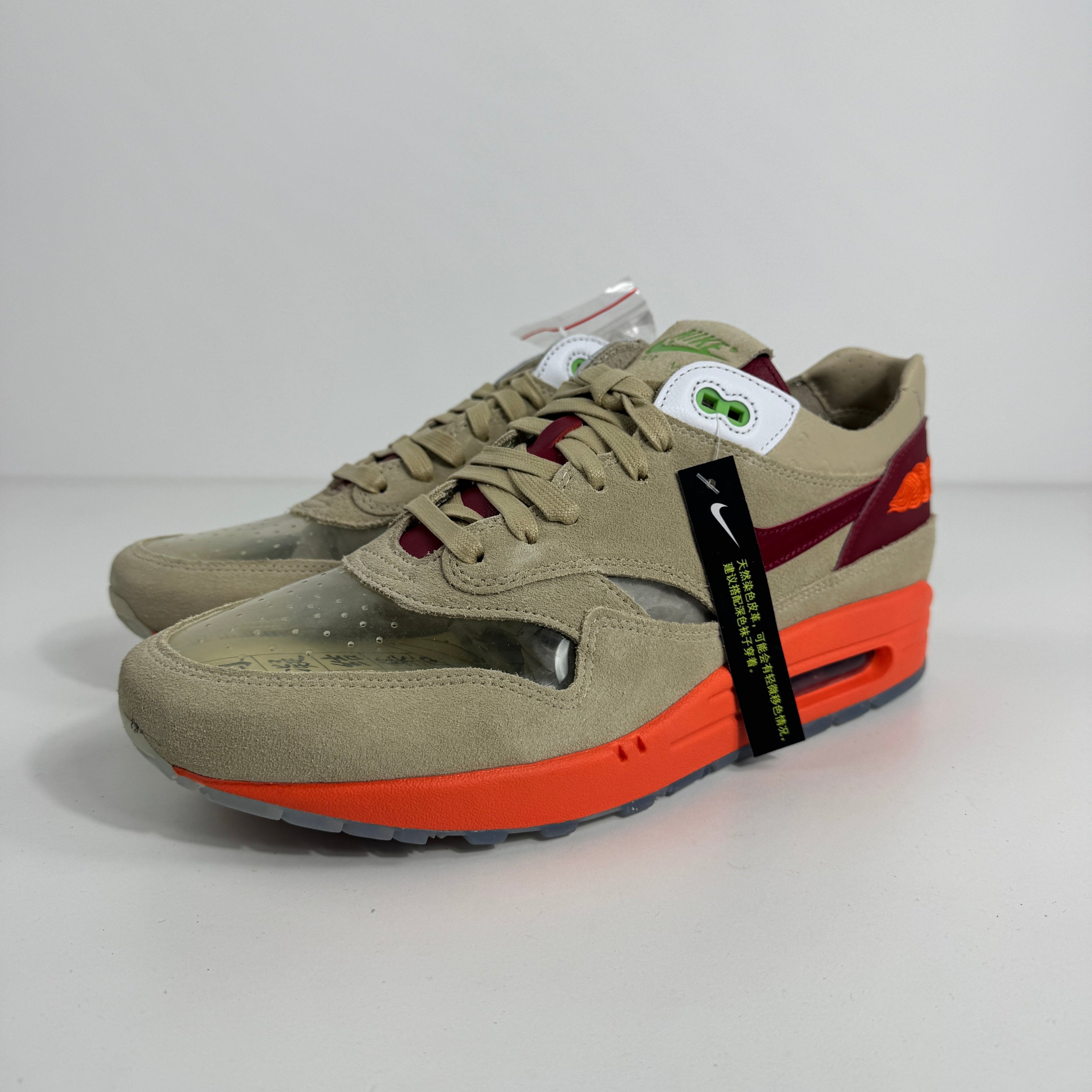 Nike Air Max 1 / CLOT is a special-edition collaboration that reimagines the classic Air Max 1 with unique materials,