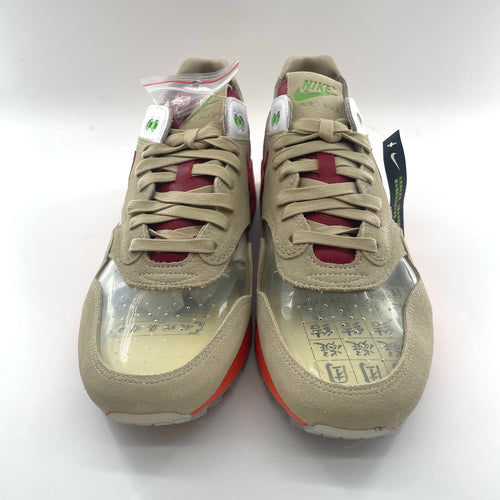 Nike Air Max 1/Clot Net/Deep Red-Orange Blaze. Size UK10.5