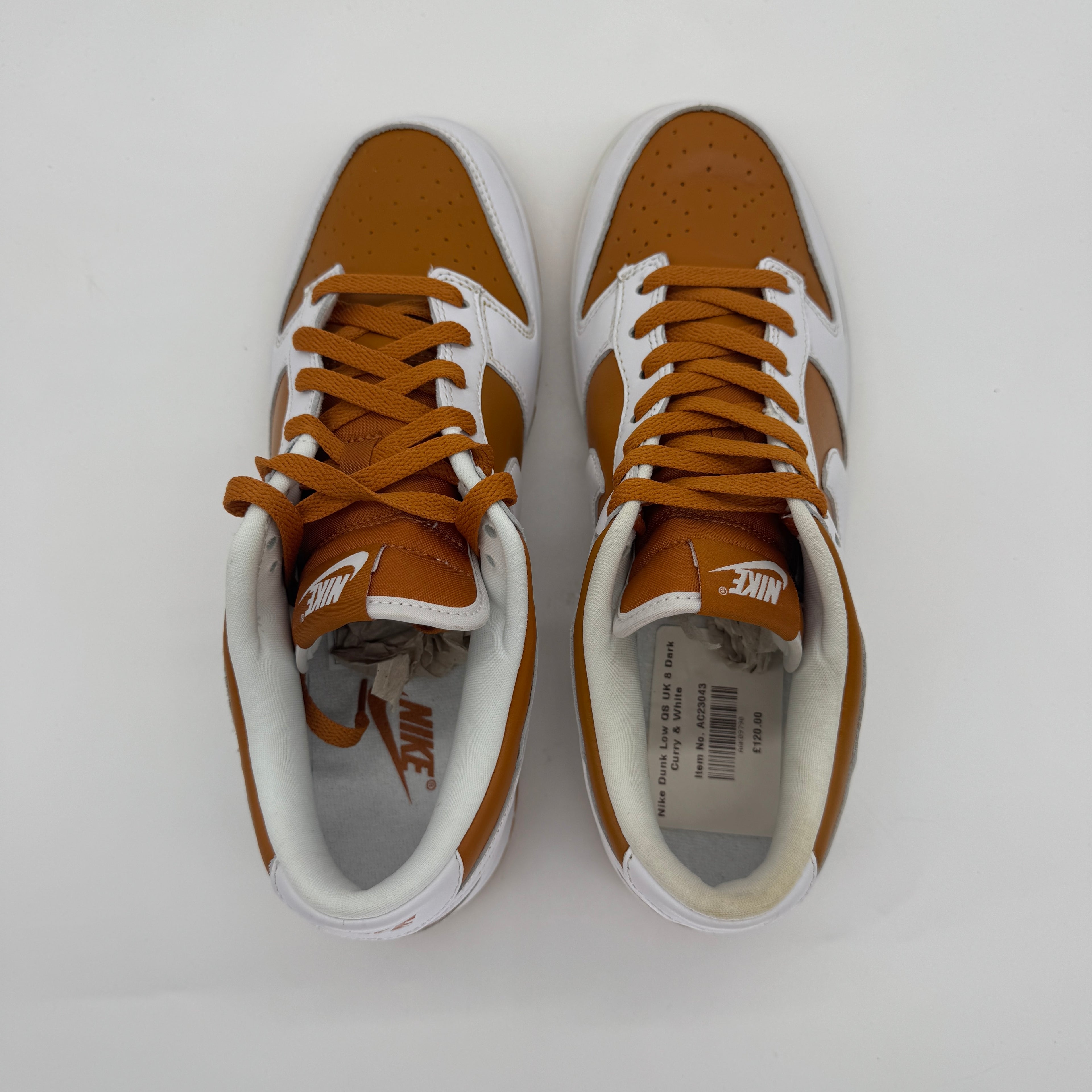 Nike Dunk Low QS Dark Curry & White