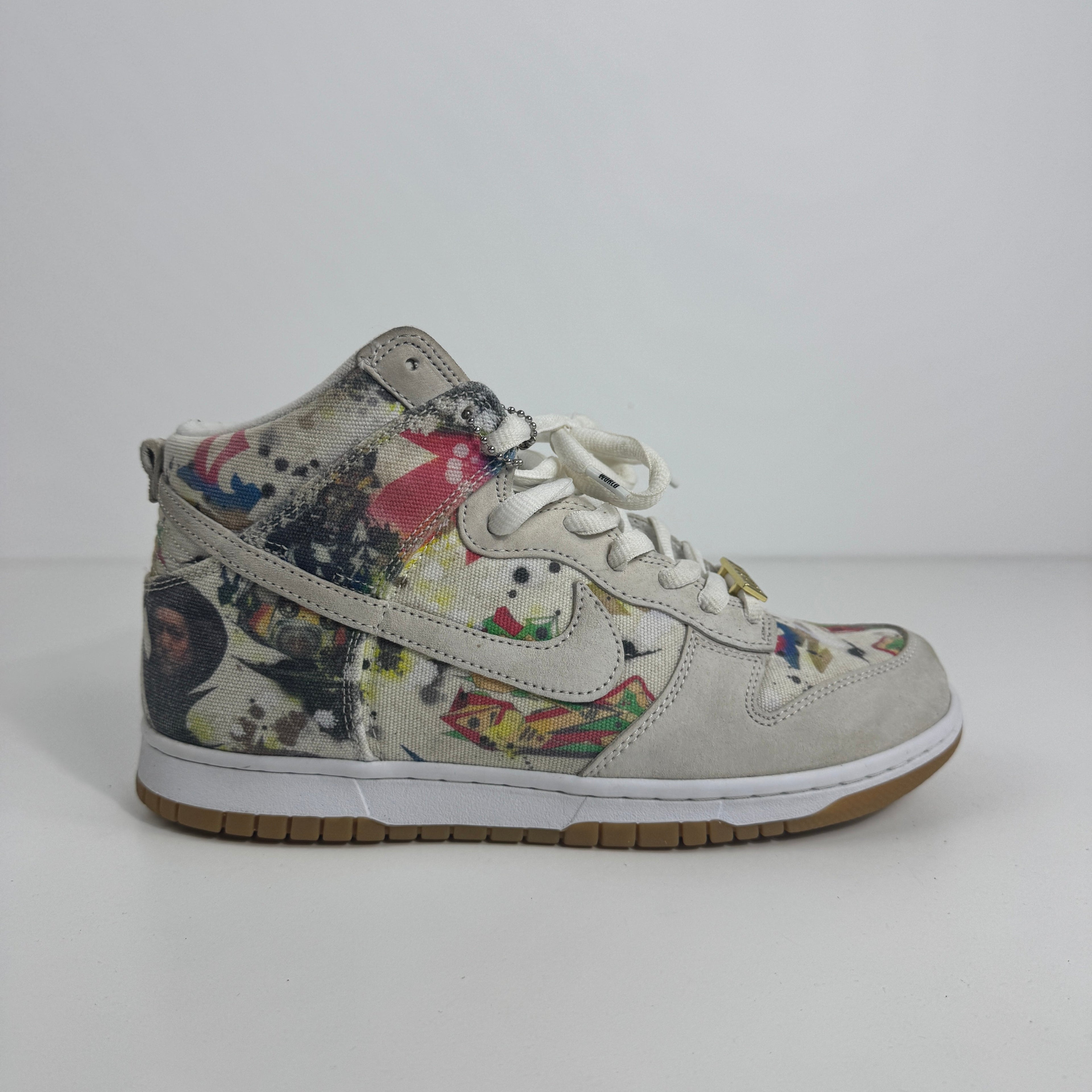 Nike SB Dunk High OG QS Supreme is a limited-edition collaboration that merges the classic SB Dunk High silhouette with