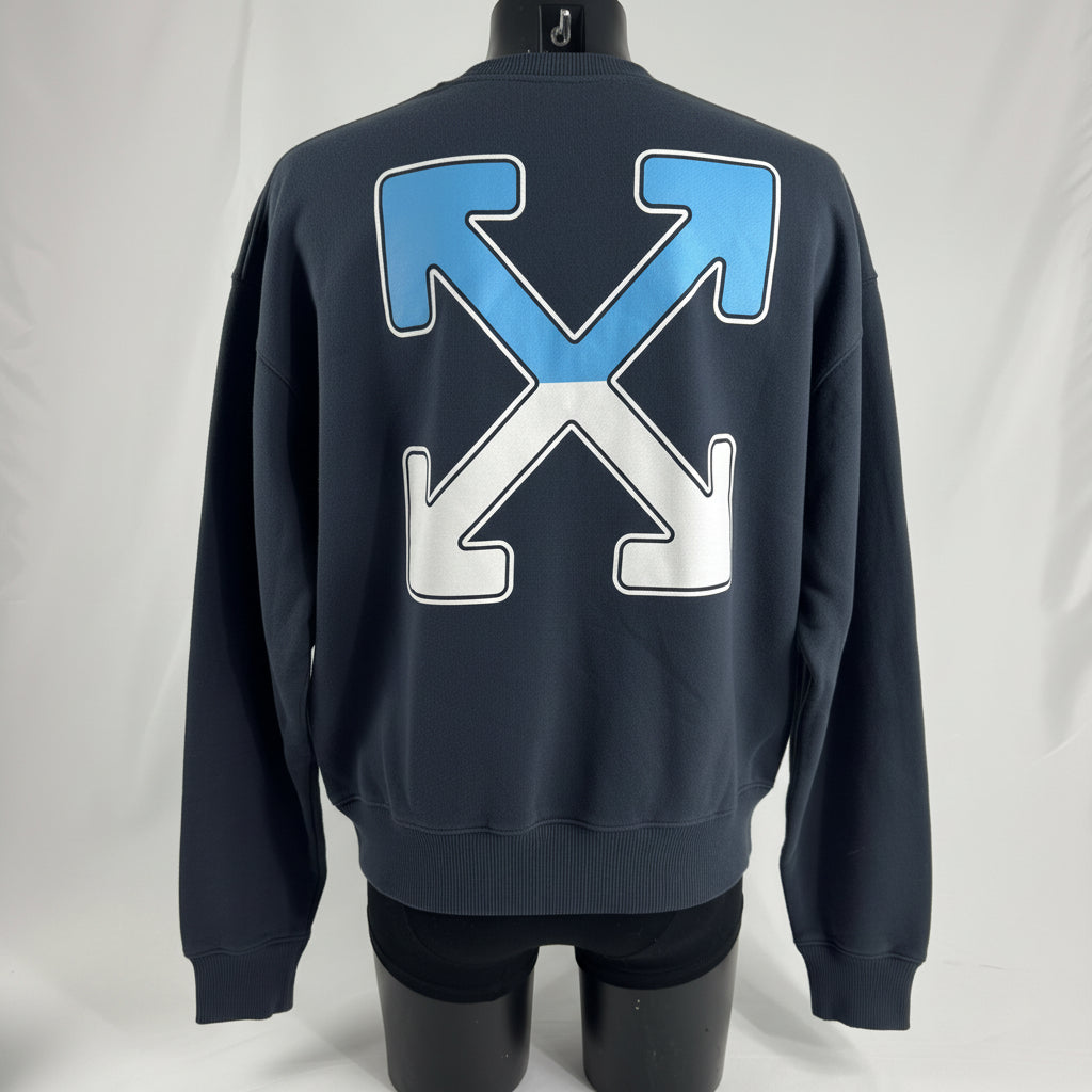 Off White Between Arrow Over Crewneck