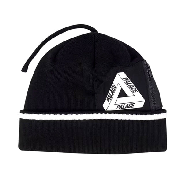 Palace 2019 Tri-Ferg Zip Pocket Beanie Black – CB Stores