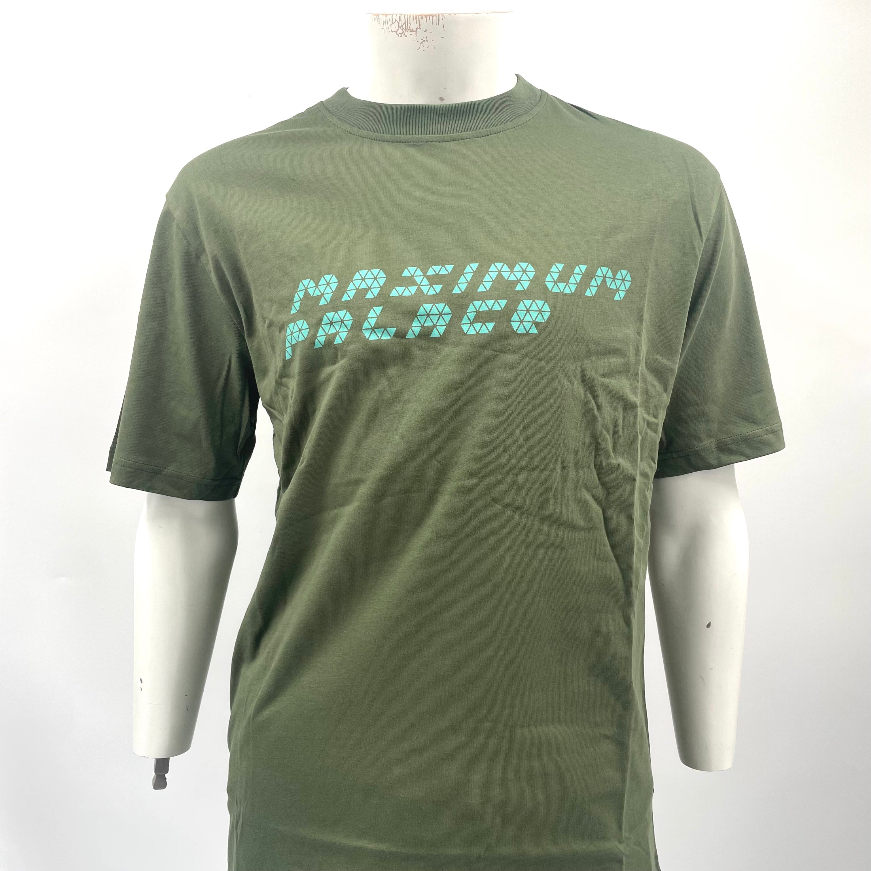 Palace Tri-Fect TEE In Army Green. Size Medium