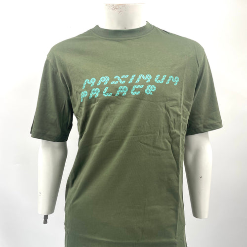 Palace Tri-Fect TEE In Army Green. Size Medium