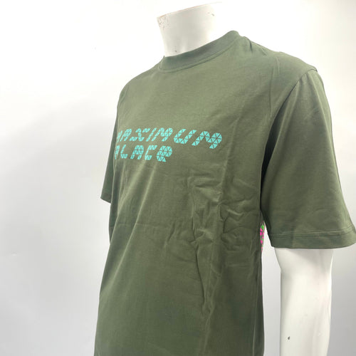 Palace Tri-Fect TEE In Army Green. Size Medium