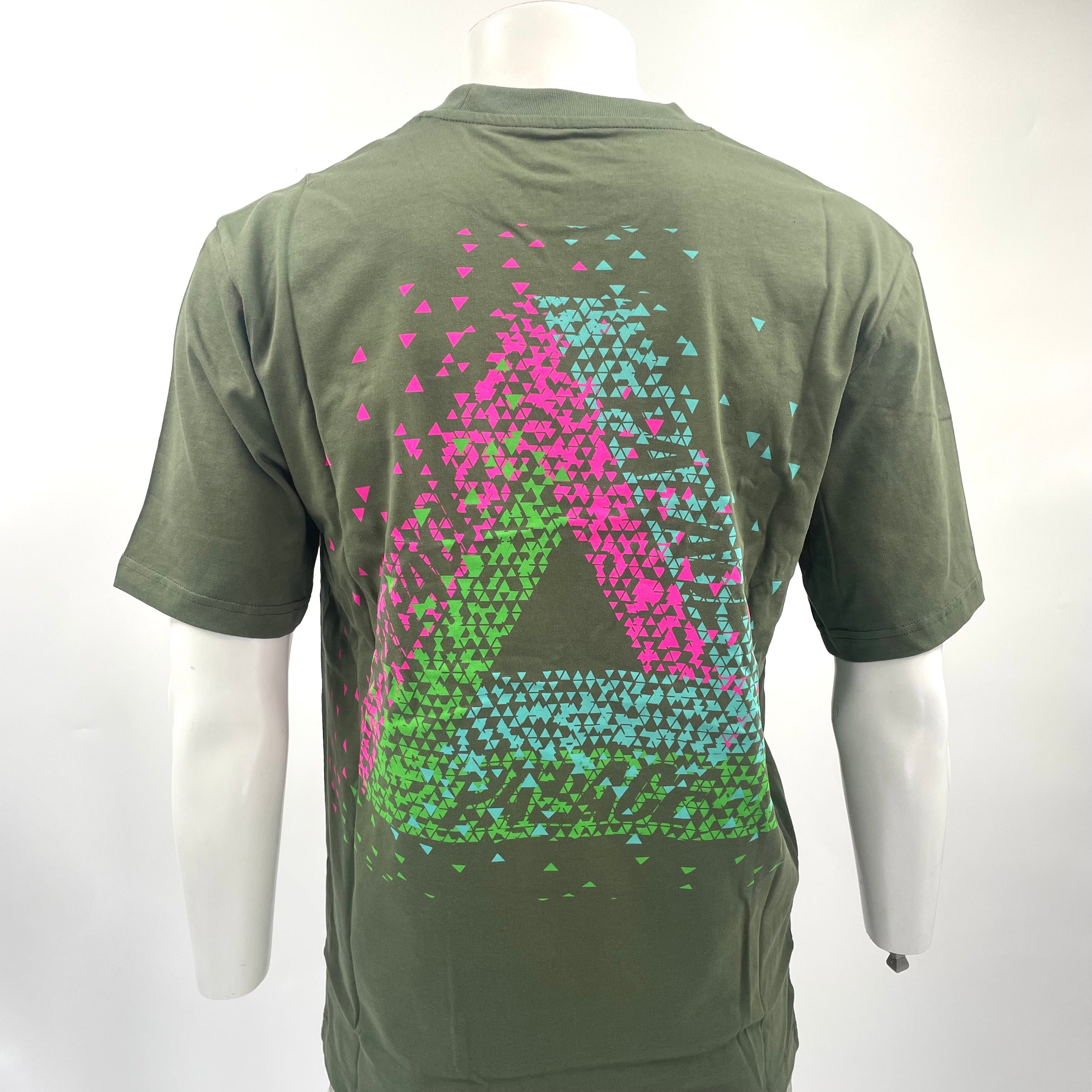 Palace Tri-Fect TEE In Army Green. Size Medium