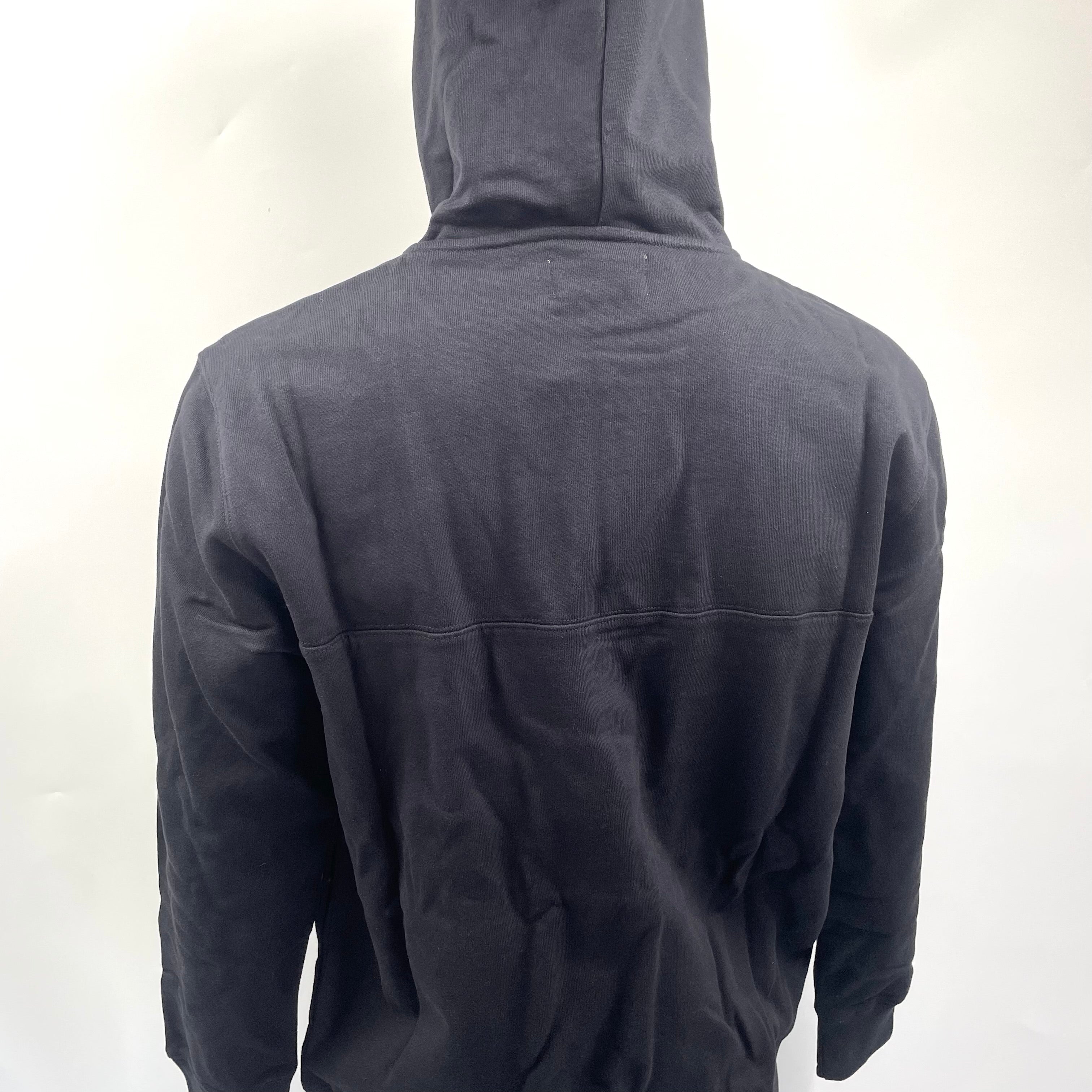 Half-zip hoodie, tri-ferg Palace logo, medium in black