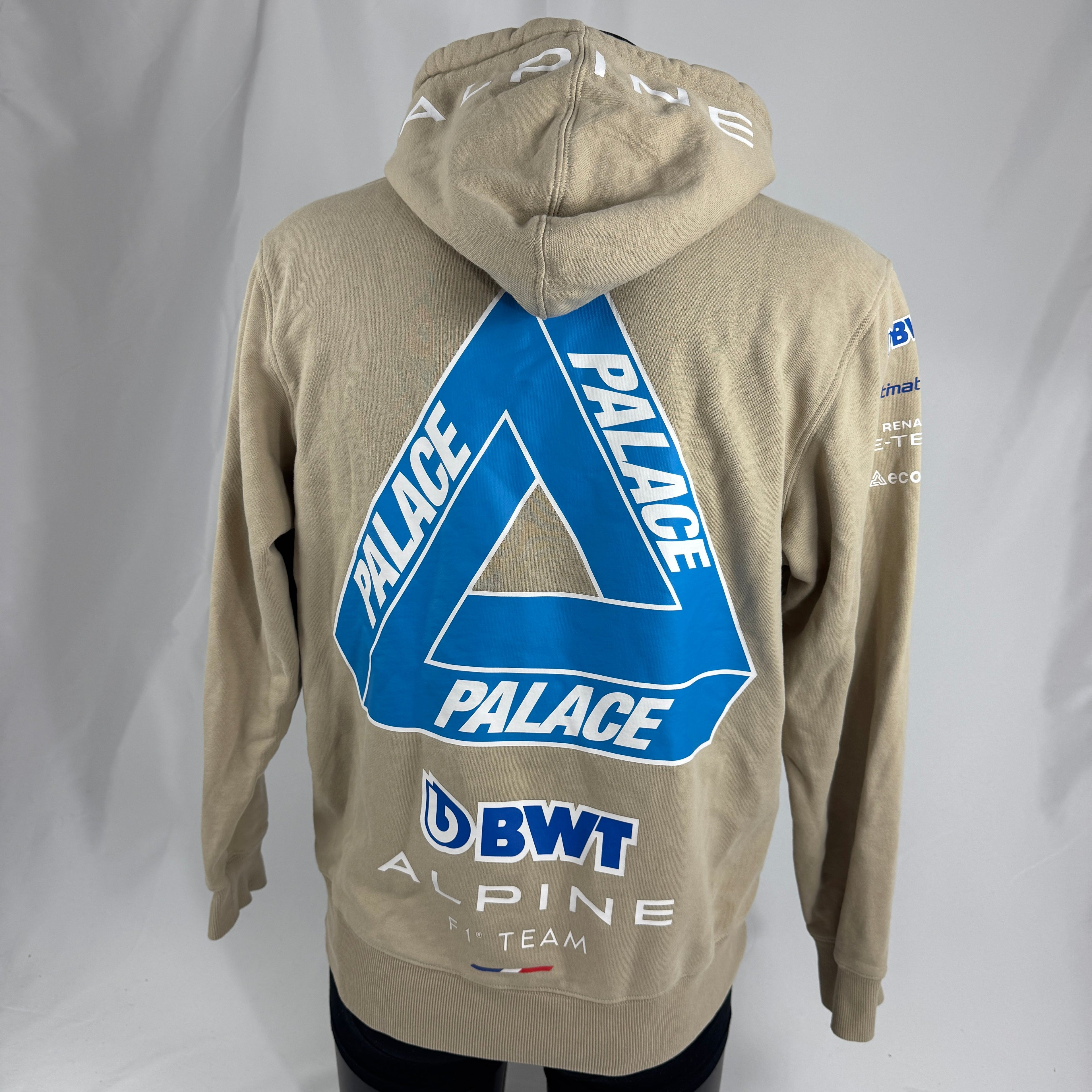 Palace x Kappa Alpine Hoodie crafted from premium cotton, featuring exclusive Palace and Kappa branding, an adjustable
