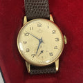 Smiths De Luxe 9ct Gold 15 Jewel Vintage Men's Watch