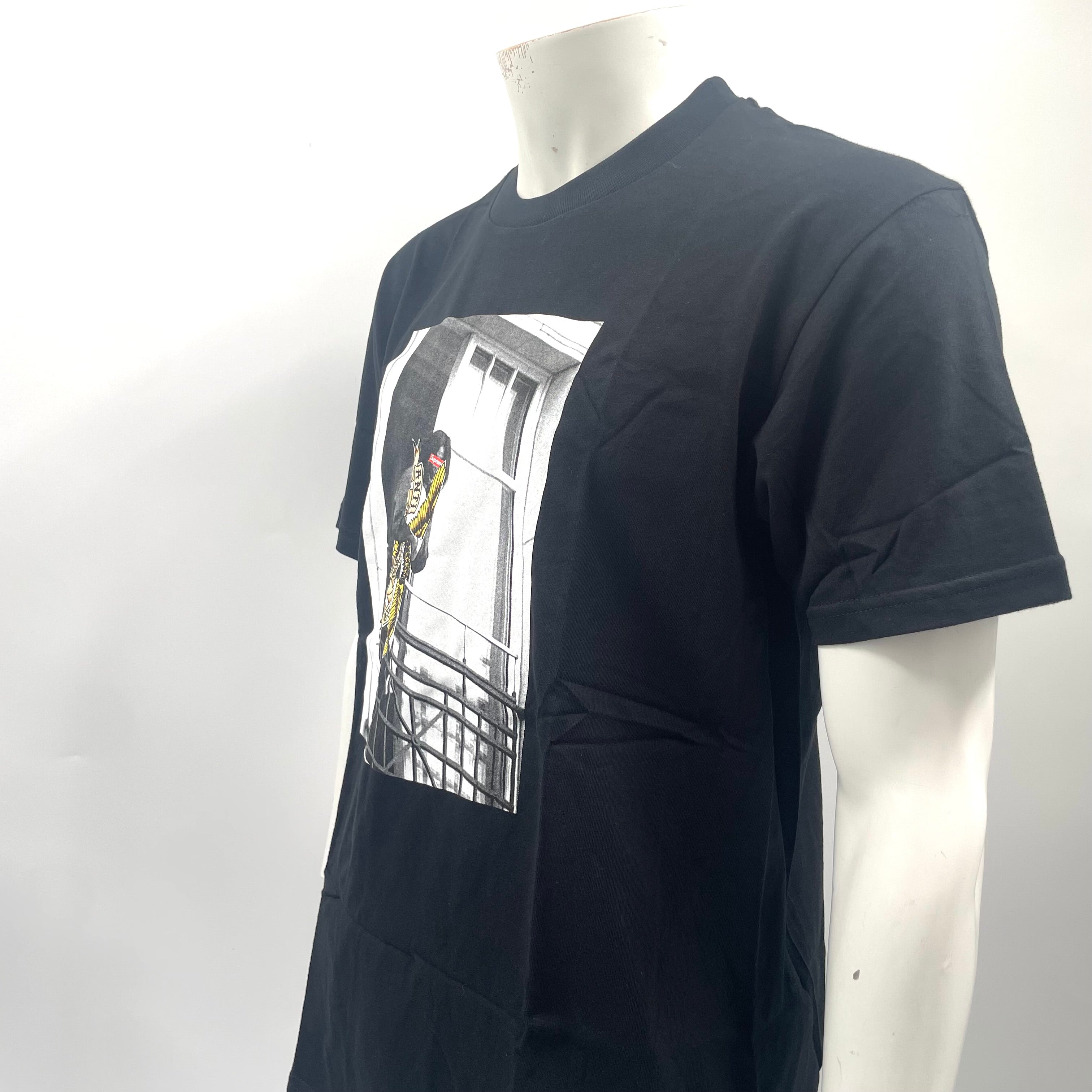 Supreme Antiheroa Balcony Graphic Tee In Black. Size Medium
