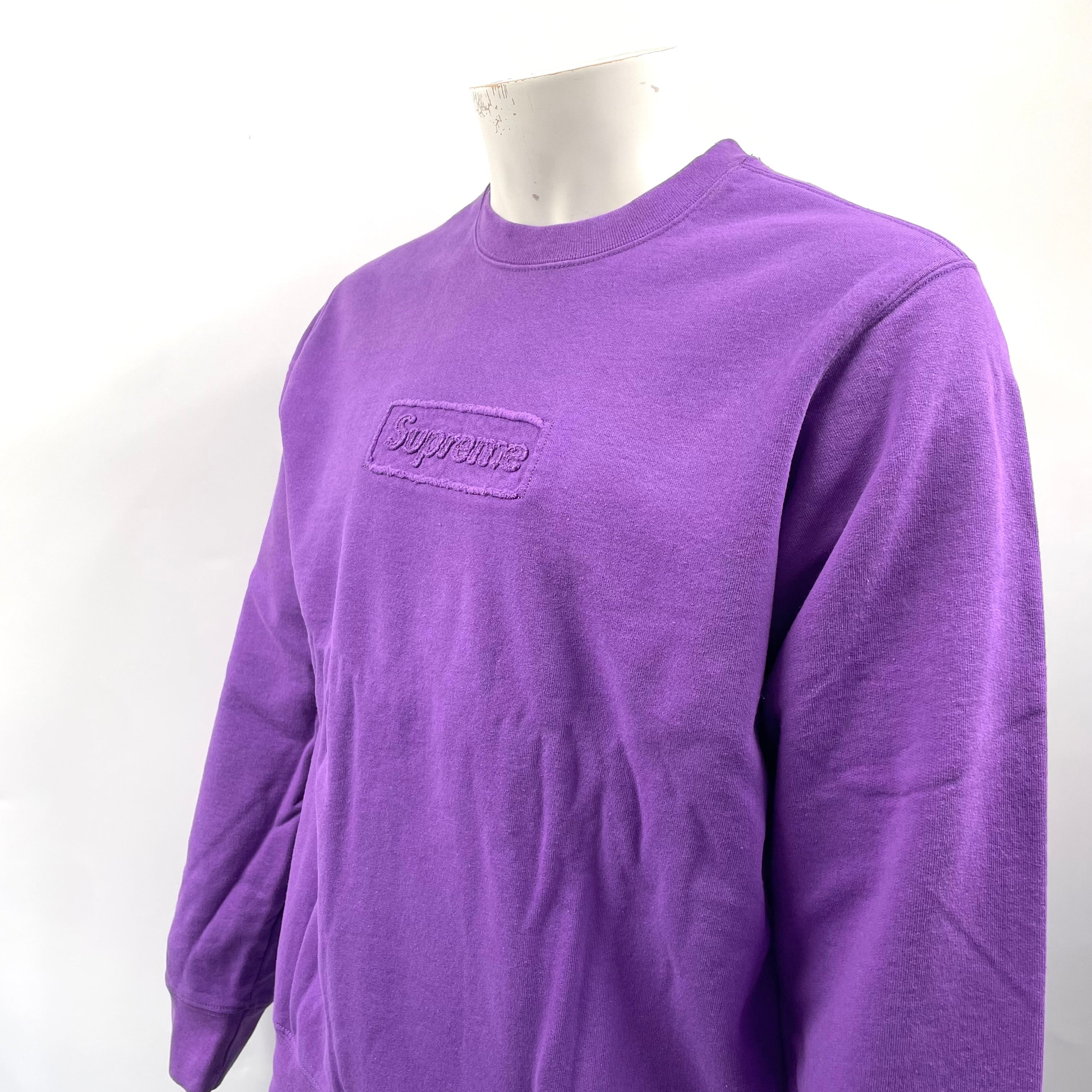 Plain purple sweatshirt SUPREME with box logo Condition - Brand New In Original Packaging
