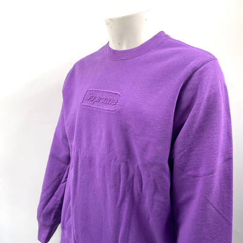 Plain purple sweatshirt SUPREME with box logo Condition - Brand New In Original Packaging