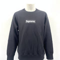 Plain Supreme Box Logo Crewneck Size Medium (White Text Logo)