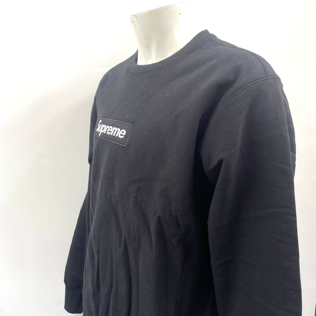 Plain Supreme Box Logo Crewneck Size Medium (White Text Logo)