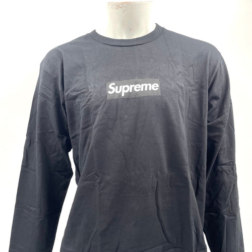 Supreme Box Logo Long Sleeve Tee Black In Size Large