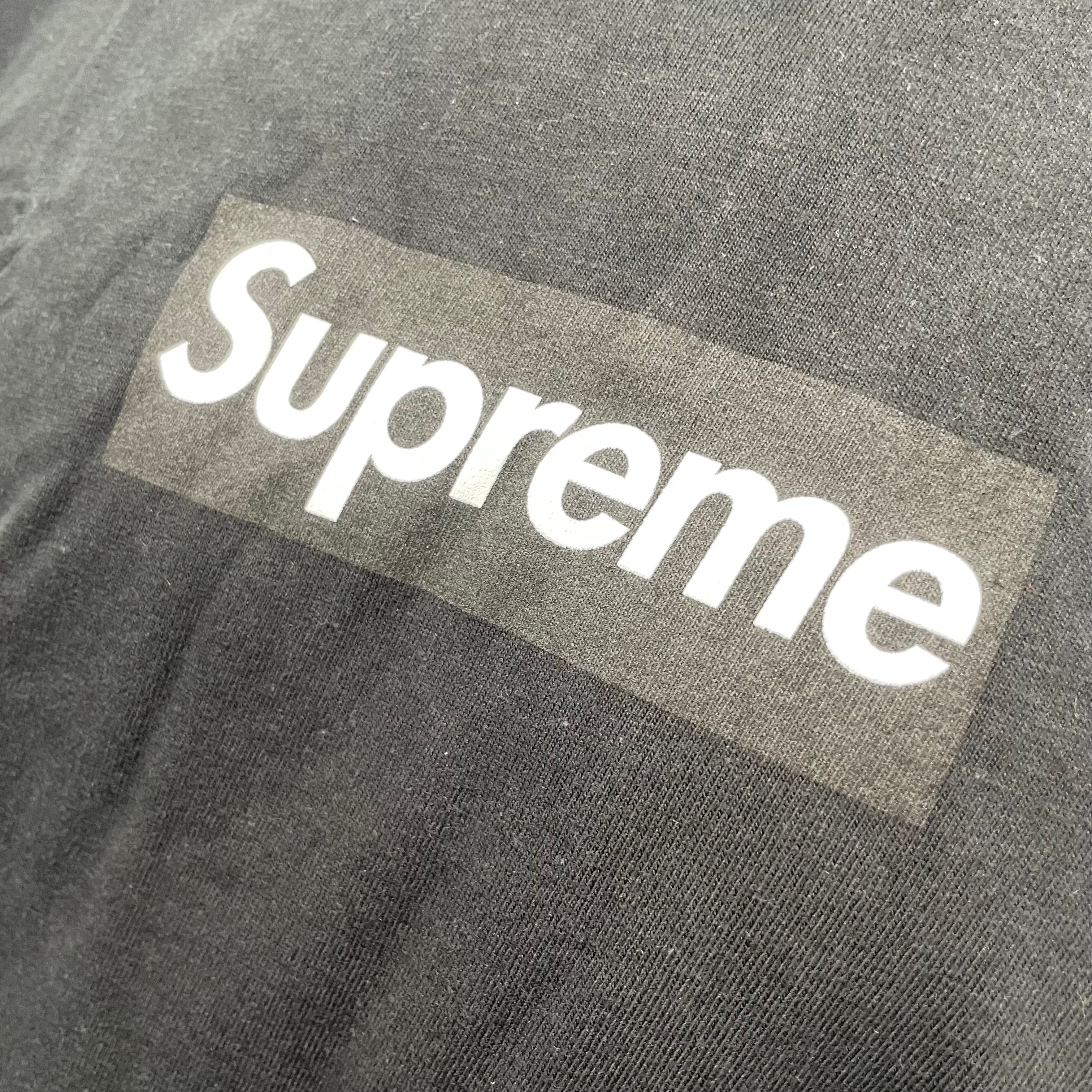 Supreme Box Logo Long Sleeve Tee Black In Size Large