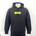 The Supreme Neon Box Logo Hoodie Black is a premium heavyweight cotton hoodie featuring the iconic box logo with a