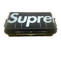 Black SUPREME utility box with big logo, see through