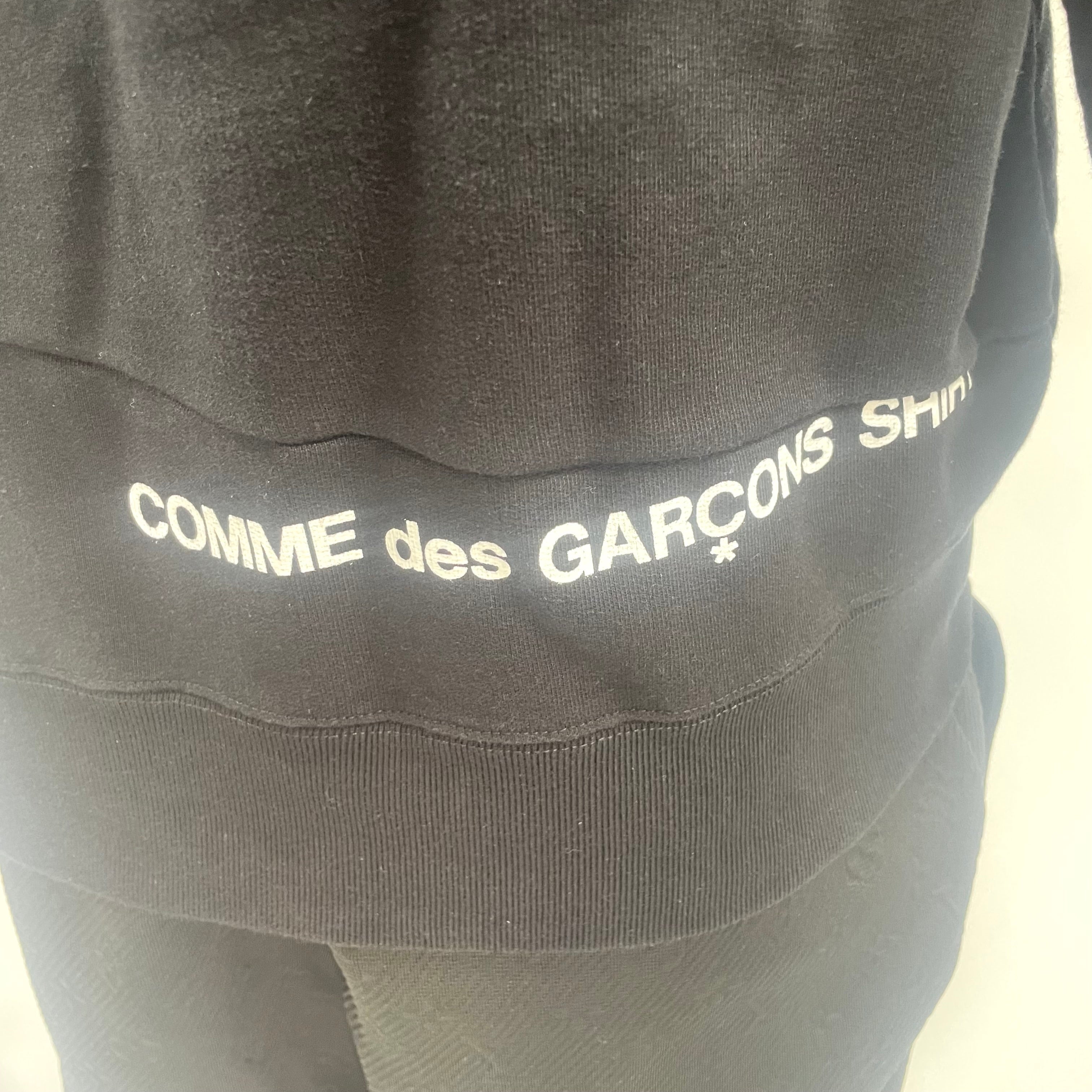 Brand new SUPREME x Comme Des Garcons collaboration hoodie with icon text design. black. Size medium.