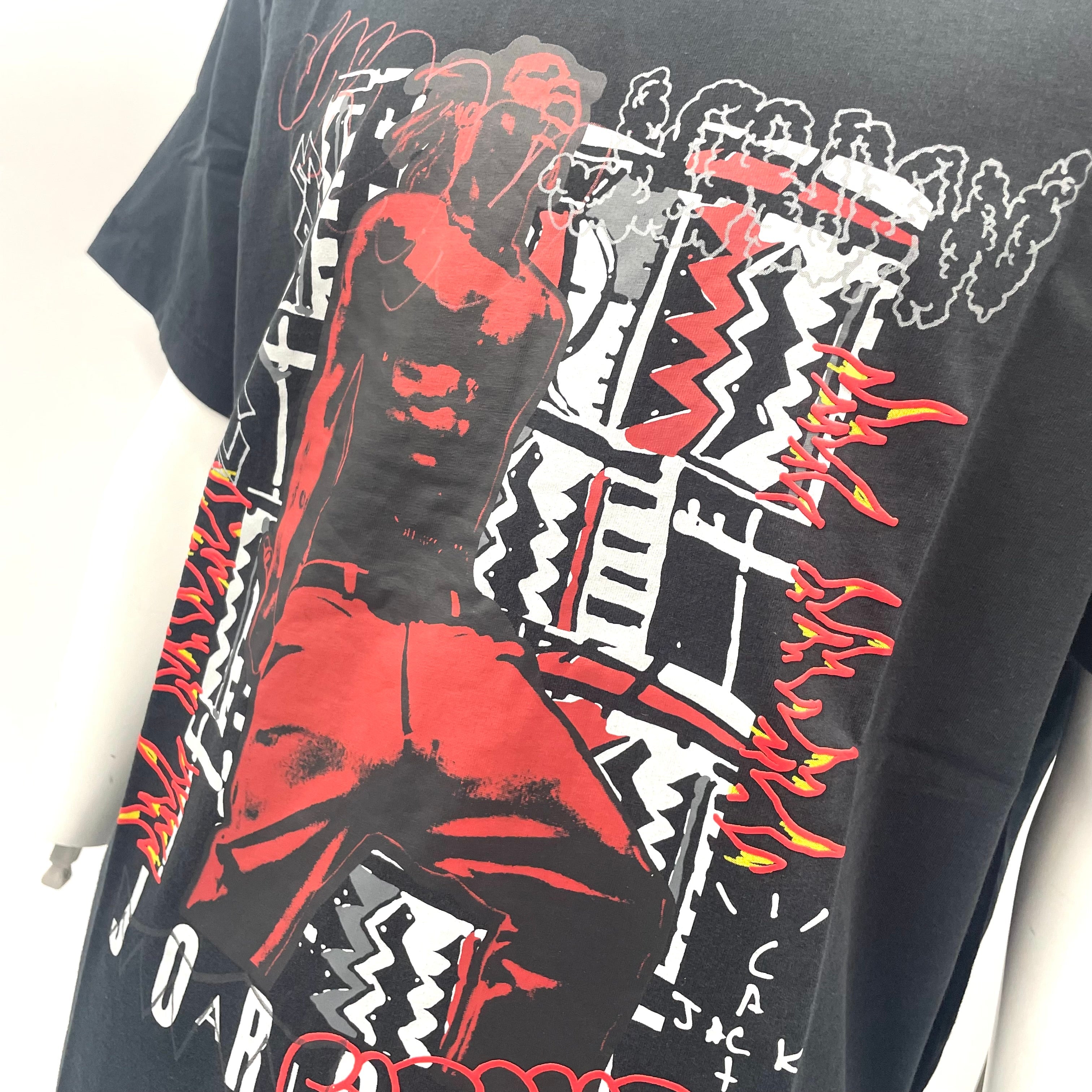 Supreme X Jordan Graphic Tee In Black. Size Large