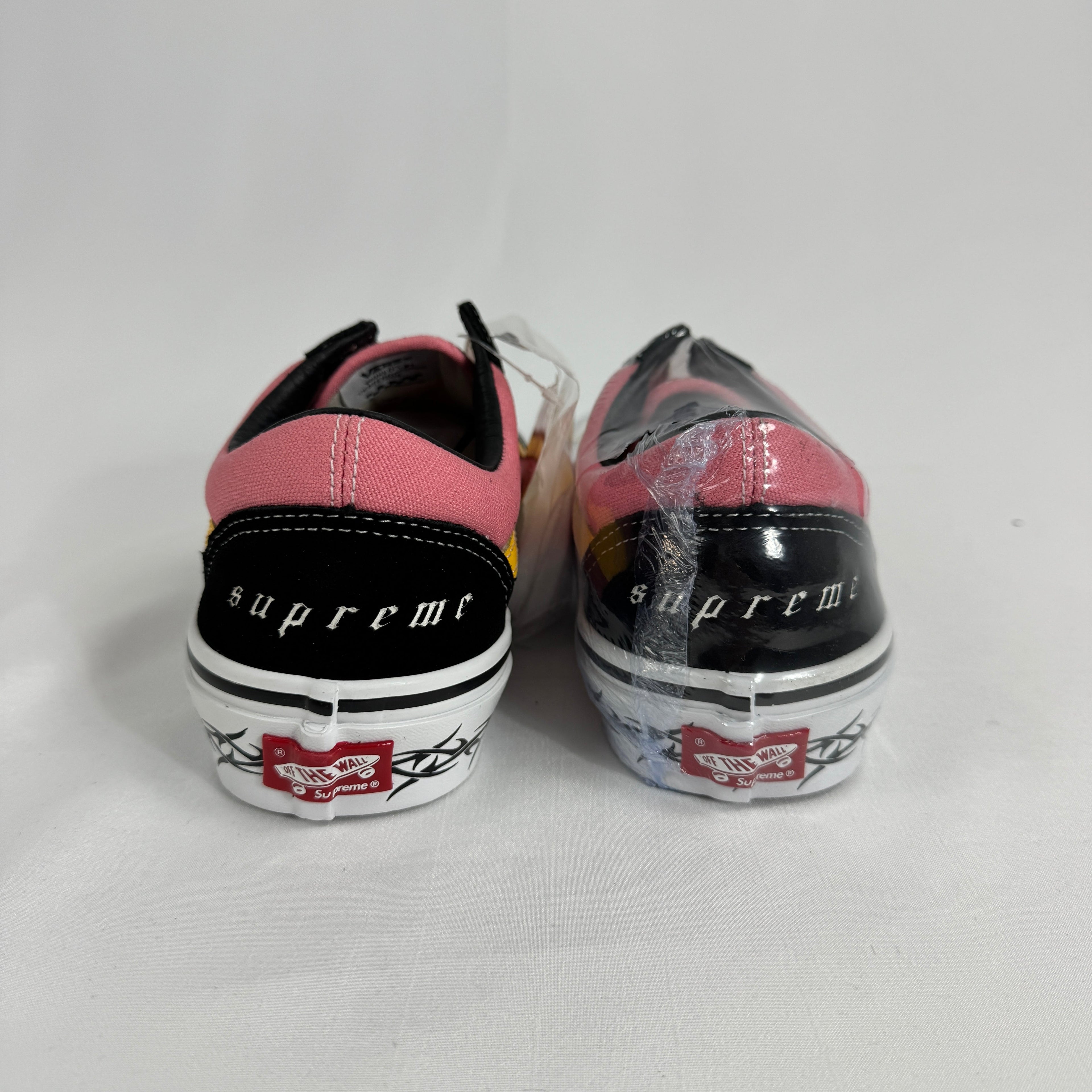 The Supreme x Vans Skate Old Skool is a collaborative sneaker that reimagines the classic Vans silhouette with Supreme’s