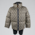 Tory Burch Tory Sport Floral Print Puffer Jacket Ivory