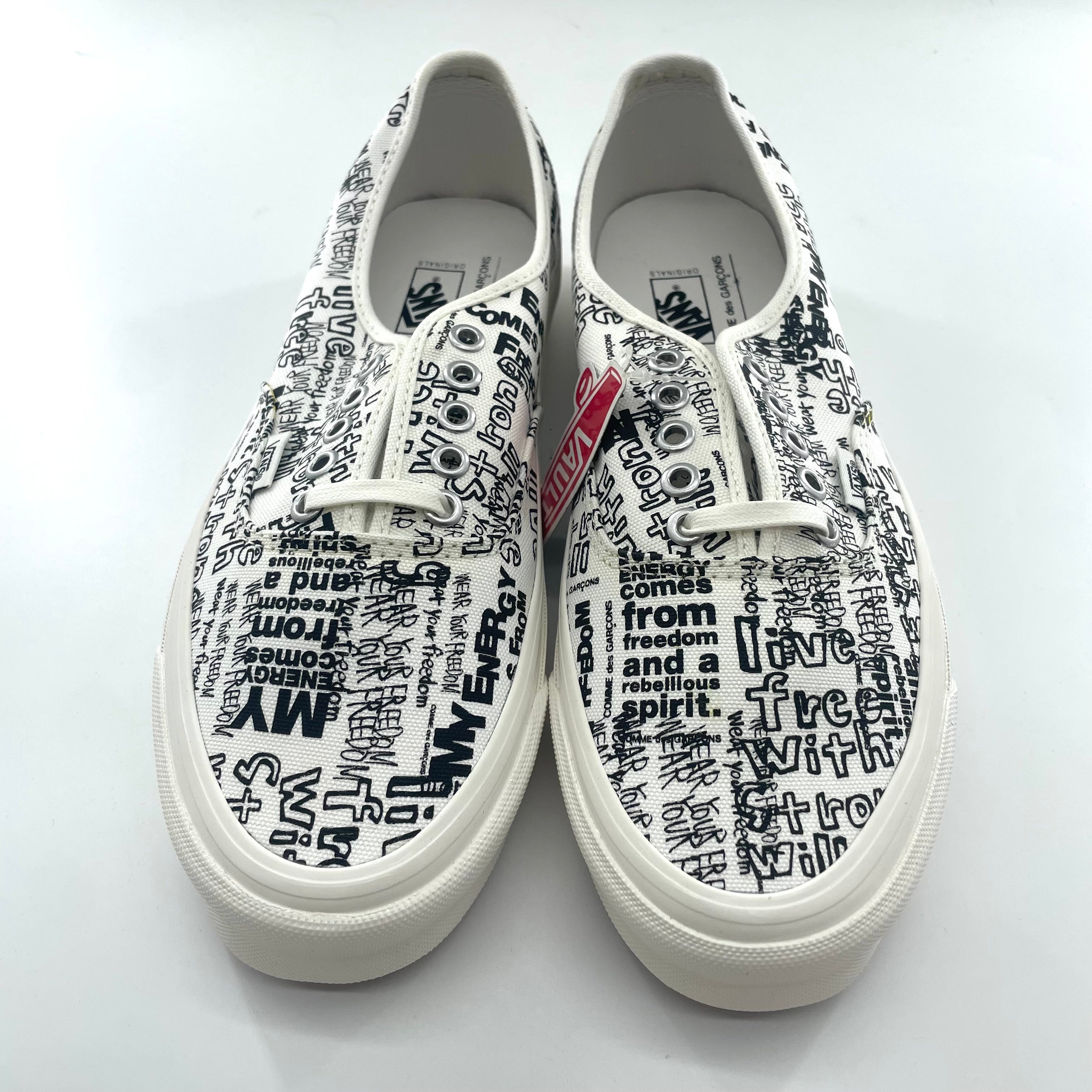 Vans X Comme Des Garcons Collaboration. Slip-On Sneakers. Brand new, with tags.