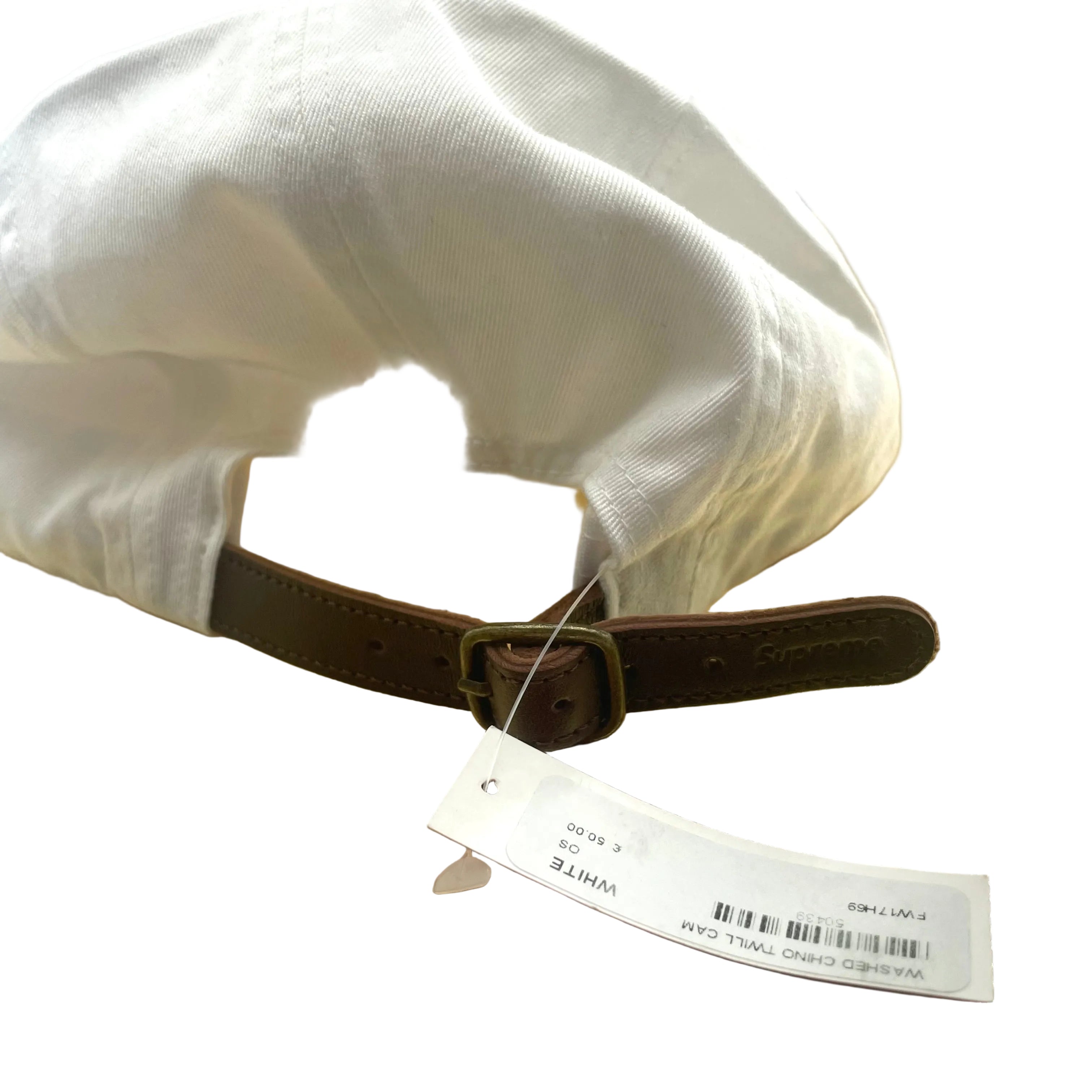 Plain white denim, standard logo