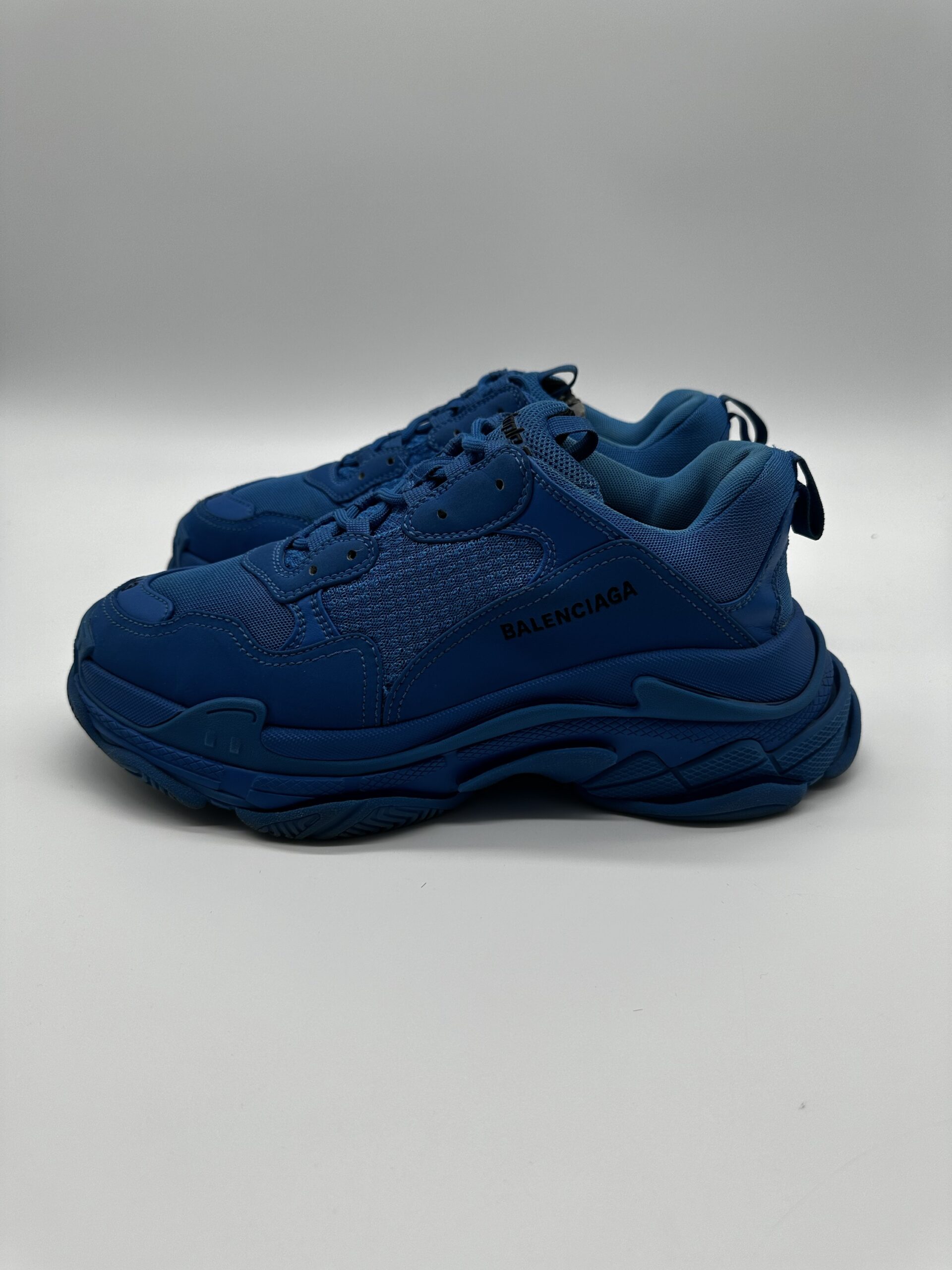 Balenciaga triple s 2025 navy blue